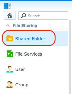 go to control-panel and edit the shared-folder, which contains your media/music-library configured in Madsonic Server-&gt;Settings-&gt;Media folders