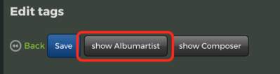 Enable/Show the Albumartists (Its not shown by default).